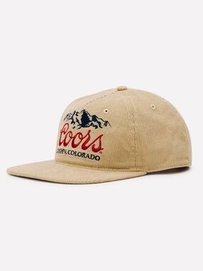 NWT - Coors Golden, Colorado Corduroy Snapback Hat